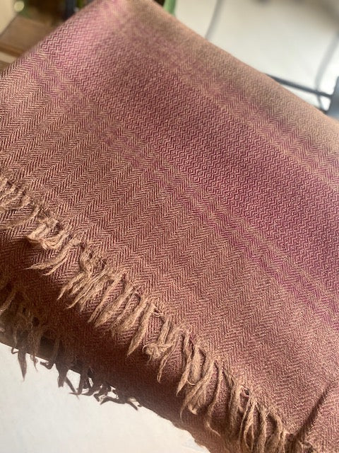 Penny brown pure wool stole