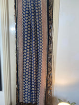 Gul-mohar collection- Blue Chanderi Saree