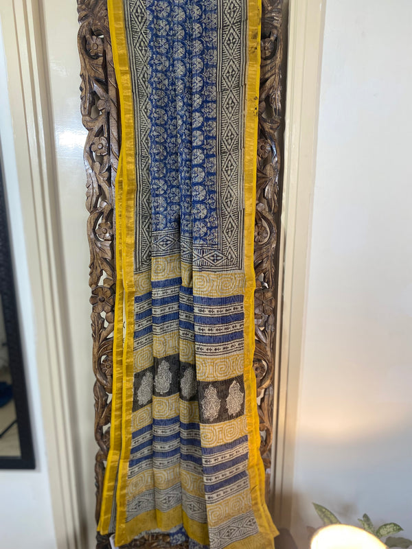 Phool collection- Neeli Kota Doriya Saree