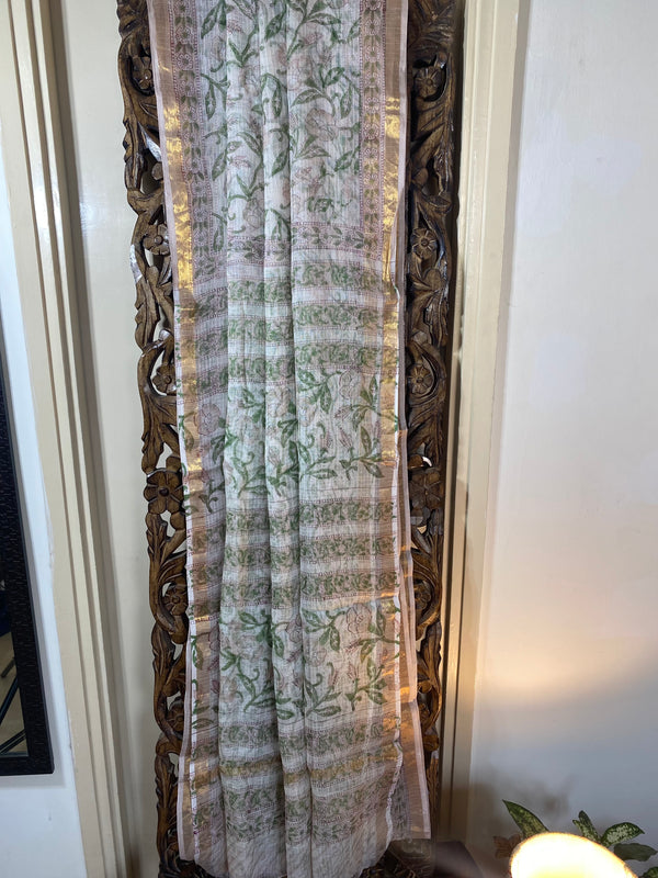 Phool collection- Off-White Kota Doriya Saree