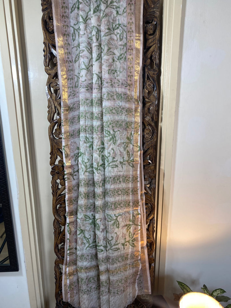 Phool collection- Off-White Kota Doriya Saree