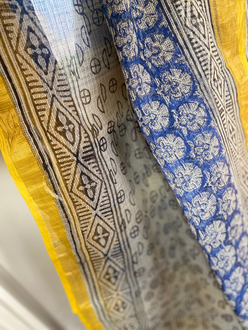 Phool collection- Neeli Kota Doriya Saree