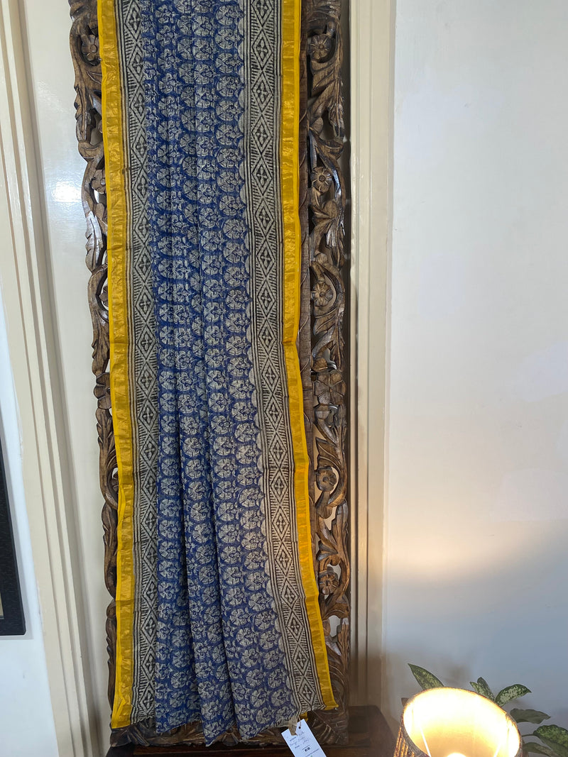 Phool collection- Neeli Kota Doriya Saree