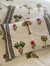 Floral Handblock Printed Bedcover