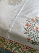 Grey Handblock Printed Bedsheet (300 TC)