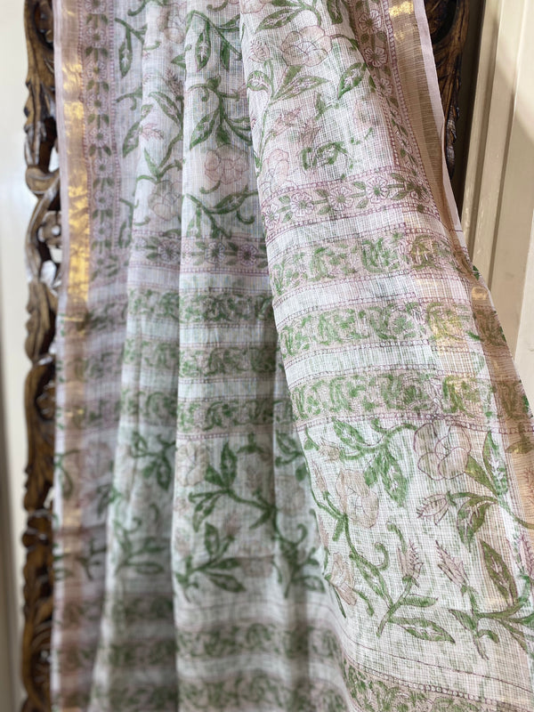 Phool collection- Off-White Kota Doriya Saree