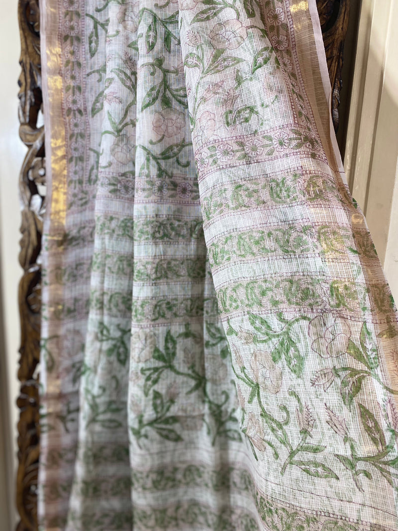 Phool collection- Off-White Kota Doriya Saree