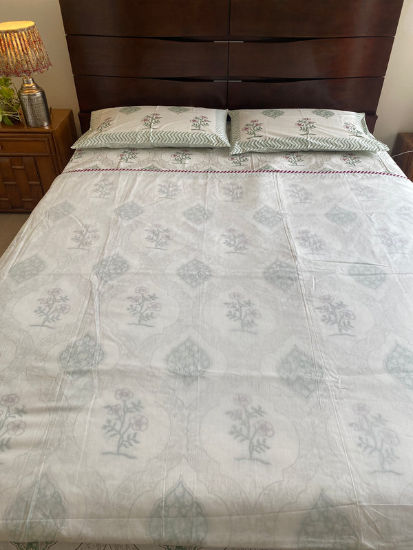 Fresh Florals - Floral Jaal Cotton Mul Dohar