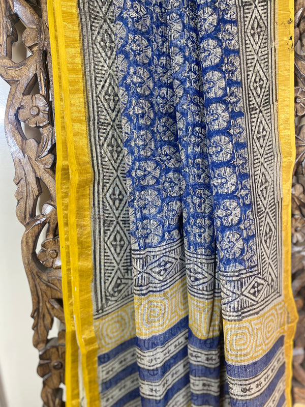 Phool collection- Neeli Kota Doriya Saree