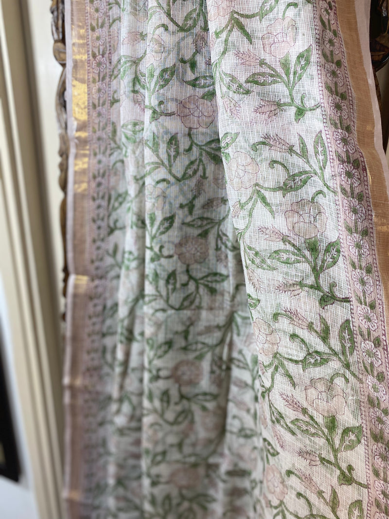 Phool collection- Off-White Kota Doriya Saree