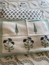 Neeli Buti Floral Handblock Printed Bedcover