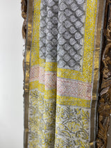 Phool collection- Grey Kota Doriya saree