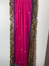 Rang collection-Rani Pink Handwoven Saree