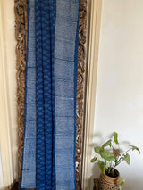 Sada bahar collection-  Indigo Hand Block Print Saree