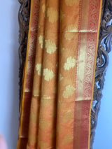 Phool collection-  Shades of Brown and Golden Kota saree