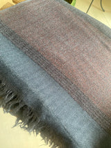 Blue pure wool stole